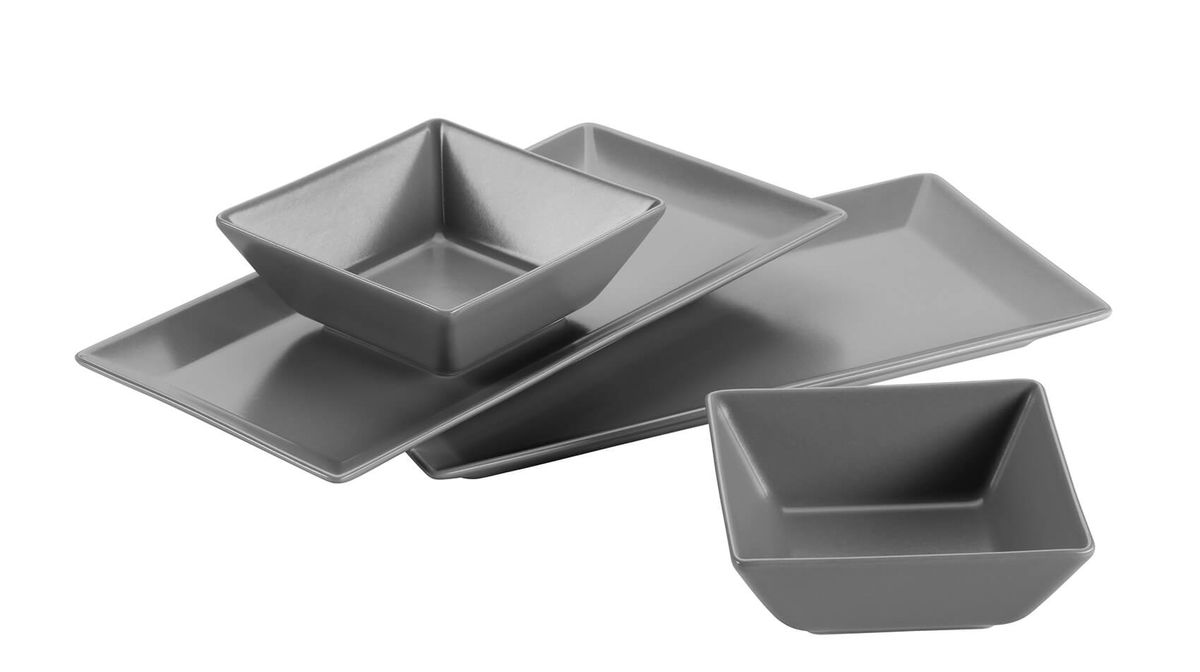 Image of Mäser Manhattan City Schale / Platten Set grau bei nettoshop.ch