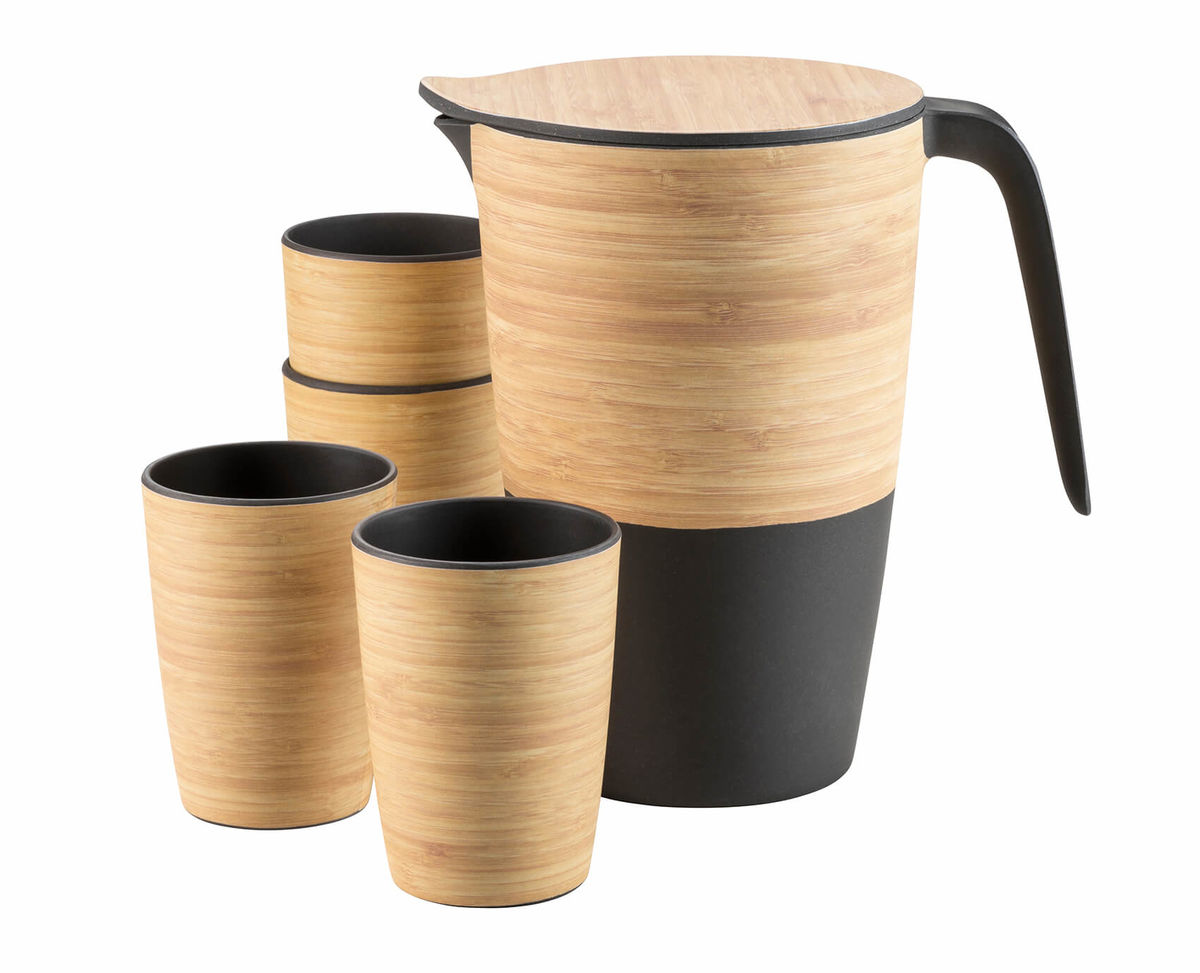 Image of Mäser Bamboo Fibre Wasserkrug und Trinkbecher bei nettoshop.ch