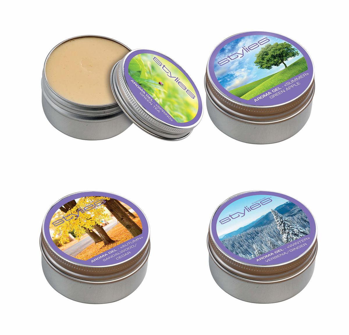 Image of Stylies Aroma Gel Four seasons 4er Set bei nettoshop.ch