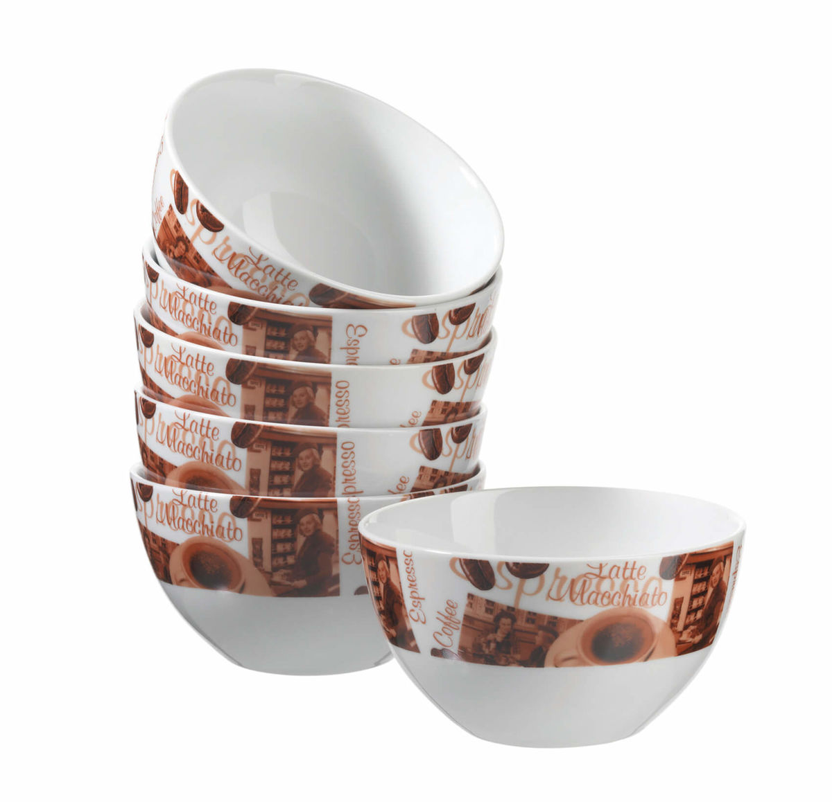 Image of Mäser Latte Macchiato Müslischalen 6-er Set bei nettoshop.ch