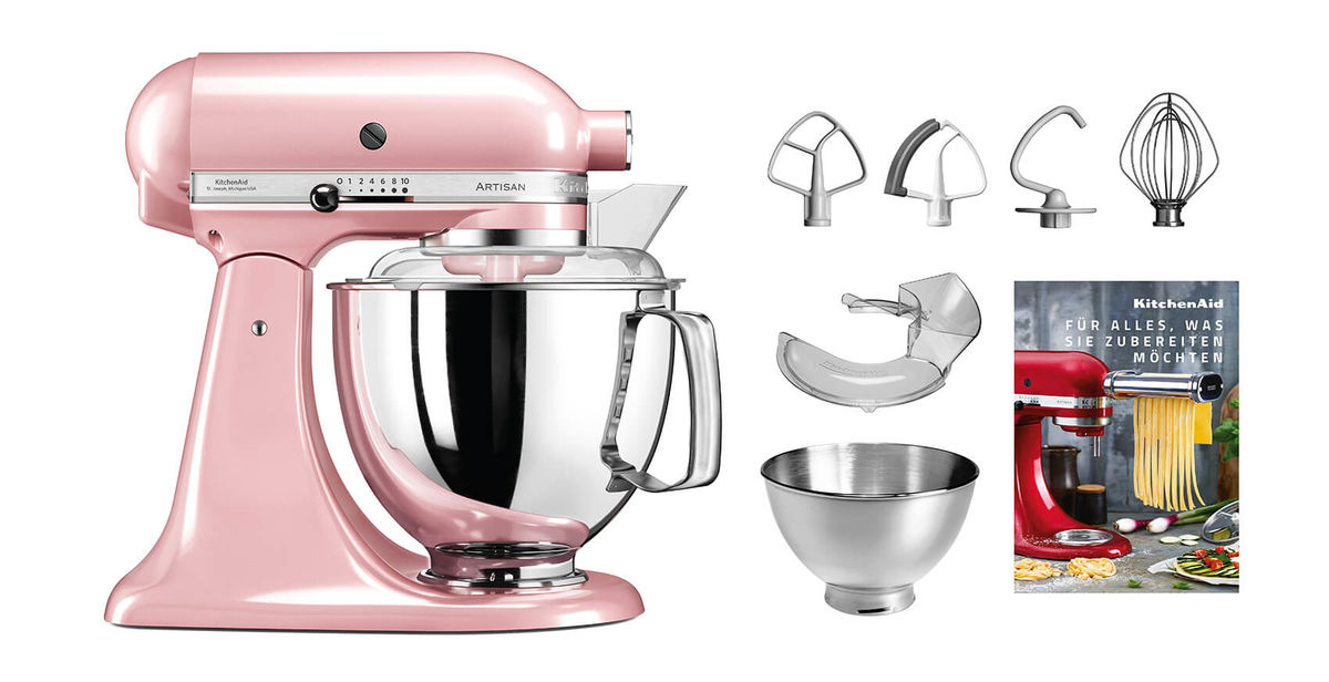 Image of KitchenAid Artisan KSM200 Küchenmaschine Swiss Edition pink bei nettoshop.ch