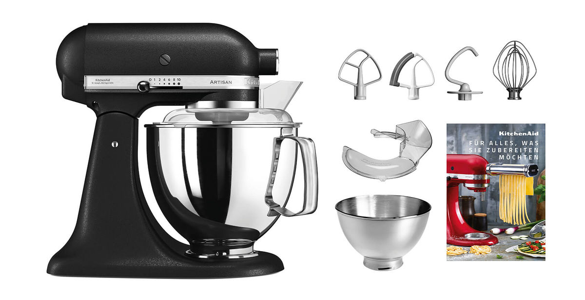 Image of KitchenAid Artisan KSM200 Küchenmaschine Swiss Edition eisenschwarz bei nettoshop.ch