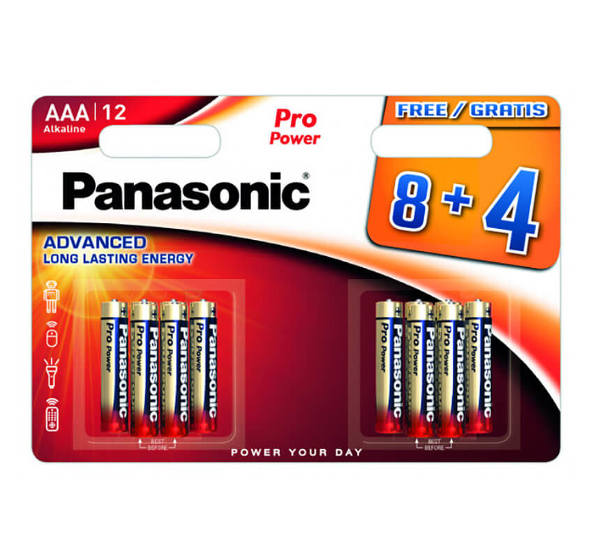 Image of Panasonic Pro Power 12x LR03 AAA Batterien bei nettoshop.ch