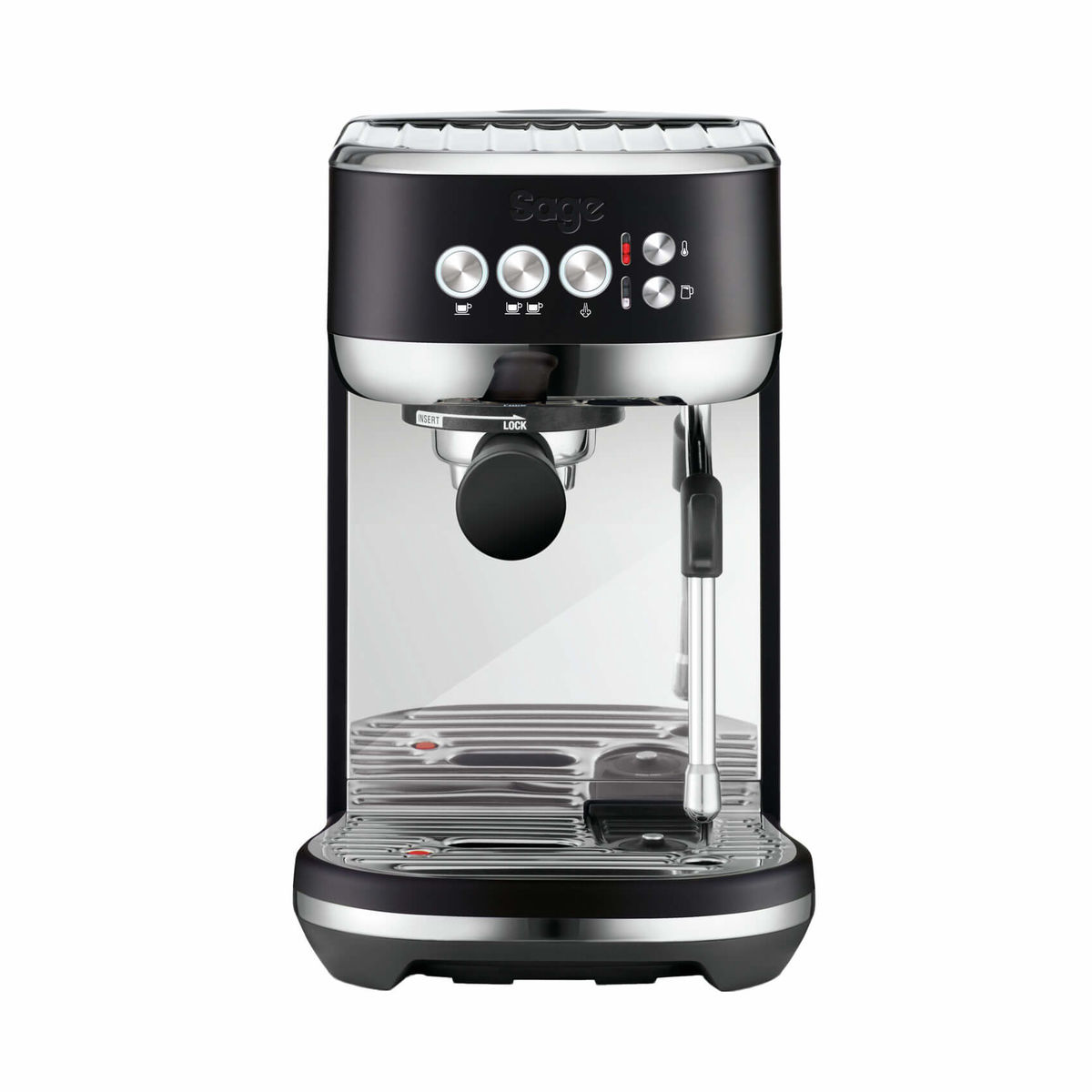 Image of Sage the Bambino™ Plus Black Truffel Siebträgermaschine bei nettoshop.ch