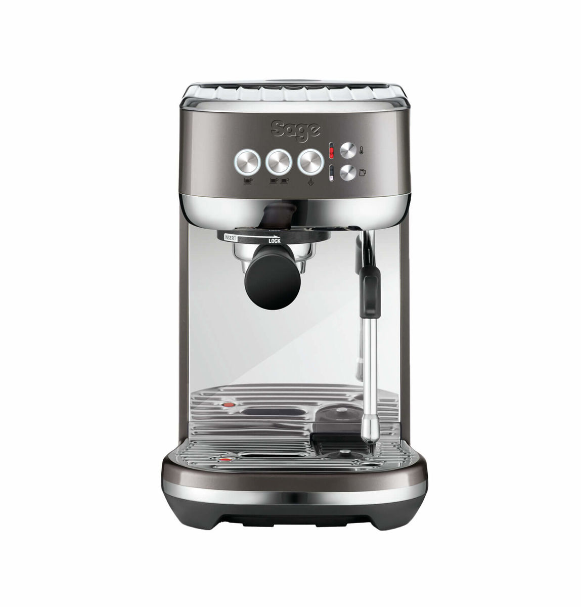 Image of Sage the Bambino™ Plus Smoked Hickory Siebträgermaschine bei nettoshop.ch