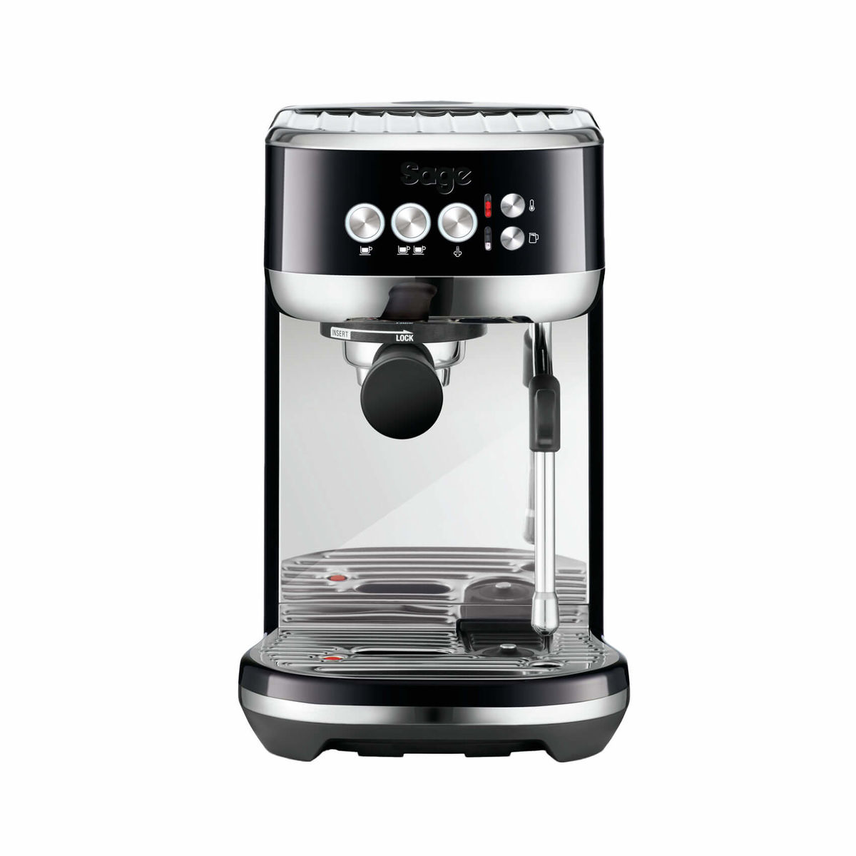 Image of Sage the Bambino™ Plus Black Sesame Siebträgermaschine bei nettoshop.ch