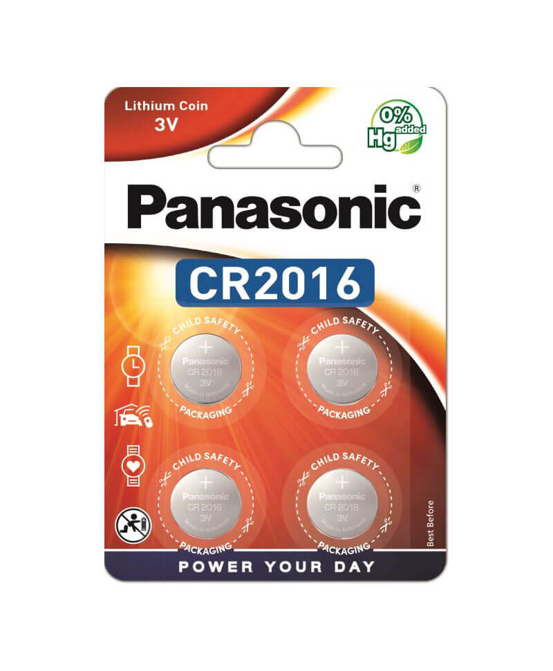 Image of Panasonic Lithium Power 4x CR2016 Batterien bei nettoshop.ch