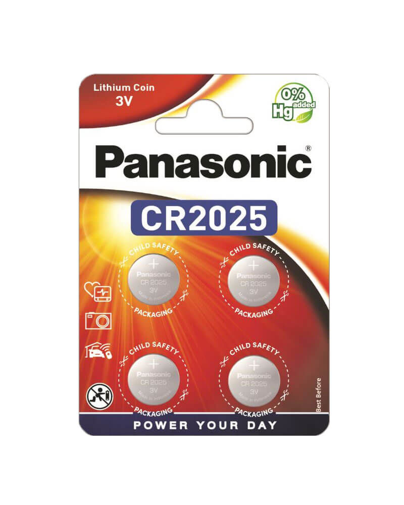 Image of Panasonic Lithium Power 4x CR2025 Batterien bei nettoshop.ch