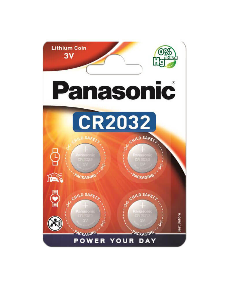 Image of Panasonic Lithium Power 4x CR2032 Batterien bei nettoshop.ch