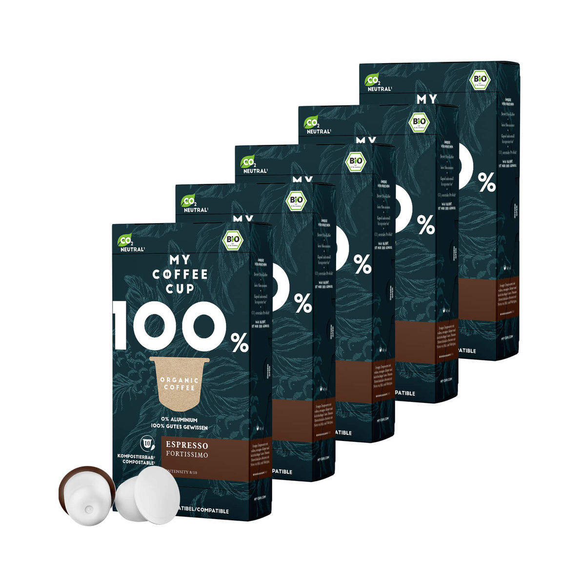 Image of My Coffee Cup 5x BIO Espresso Fortissimo CO2 neutrale Kapseln bei nettoshop.ch