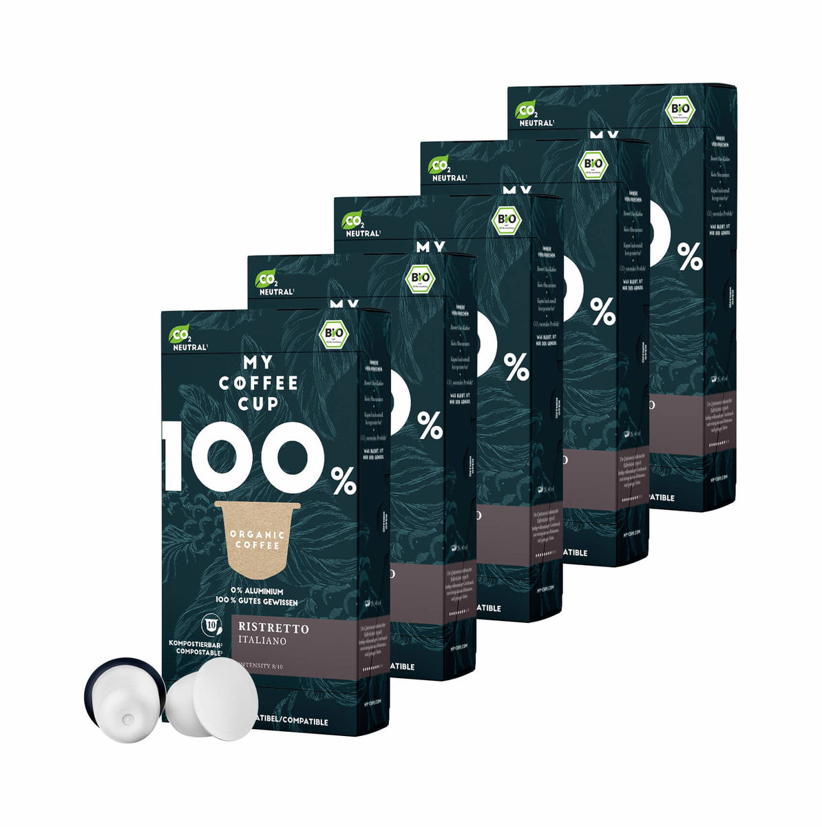Image of My Coffee Cup 5x BIO Ristretto Italiano CO2 neutrale Kapseln bei nettoshop.ch
