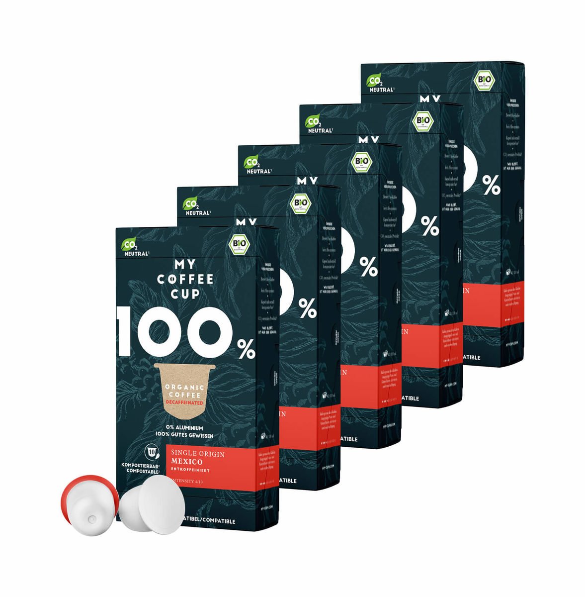 Image of My Coffee Cup 5x BIO DECAF Mexican Maya Gold CO2 neutrale Kapseln bei nettoshop.ch