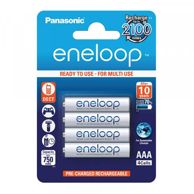 Image of Panasonic Eneloop 4x AAA 750mAh Batterie bei nettoshop.ch