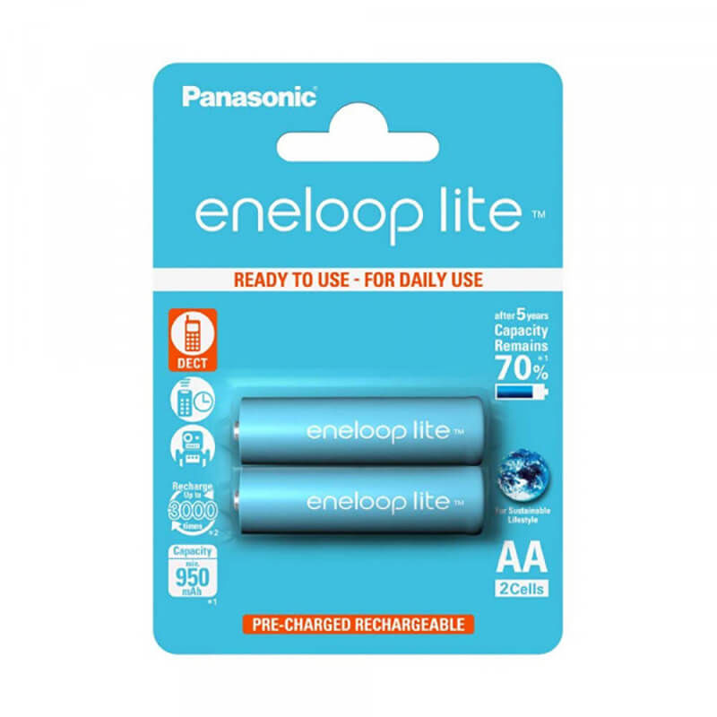 Image of Panasonic Eneloop Lite 2x AA 950mAh Batterie bei nettoshop.ch