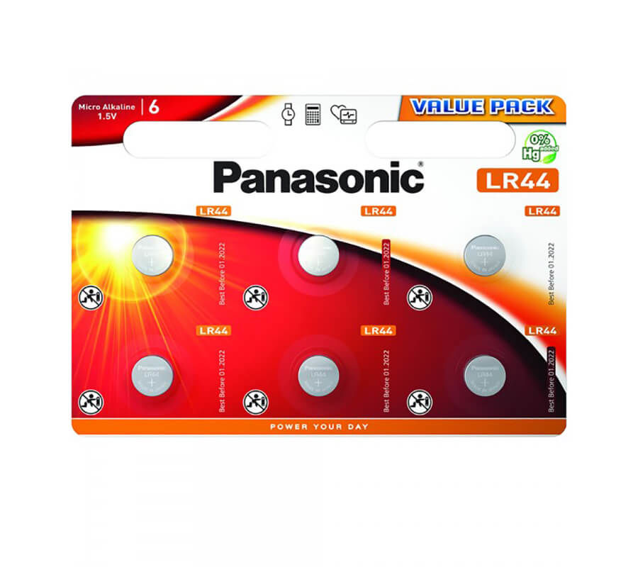 Image of Panasonic Micro Alkaline 6x LR44 Batterien bei nettoshop.ch