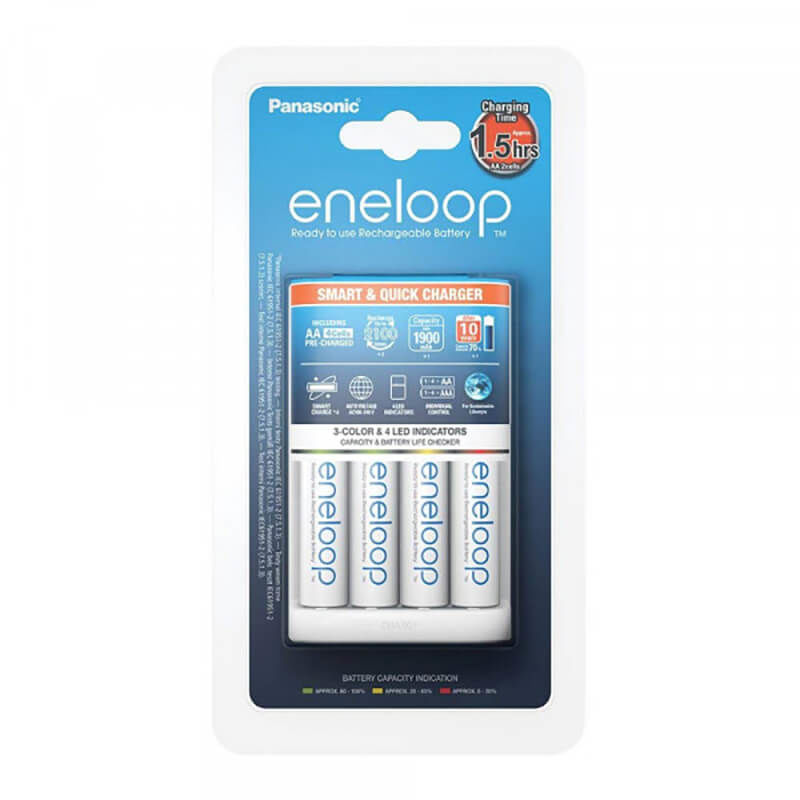 Image of Panasonic Eneloop Smart & Quick Charger incl. 4x AA 1900mAh Batterie bei nettoshop.ch