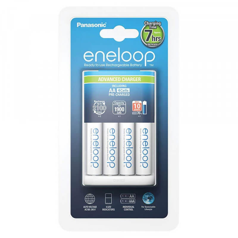 Image of Panasonic Eneloop Advanced Charger incl. 4x AA 1900mAh Batterie bei nettoshop.ch