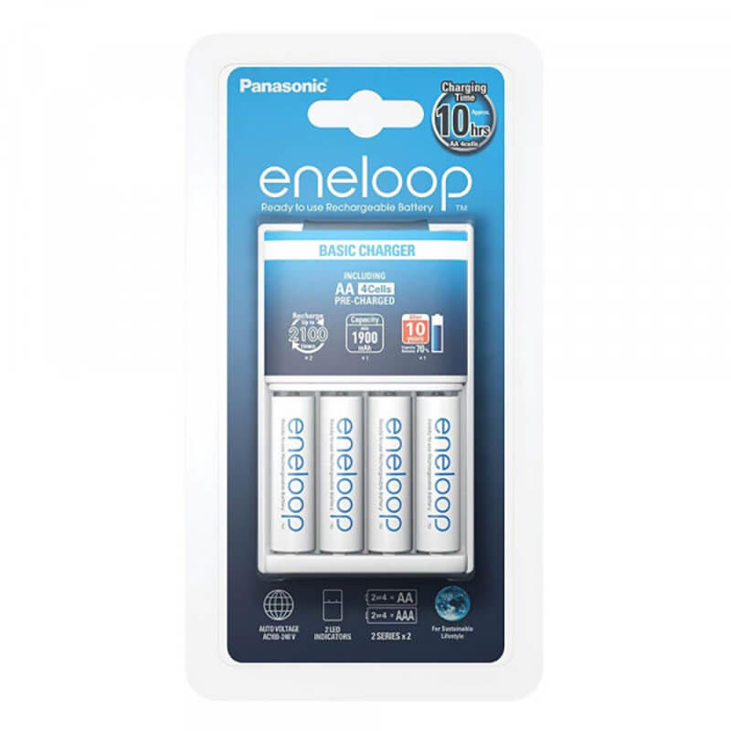 Image of Panasonic Eneloop Basic Charger incl. 4 x AA 1900mAh Batterie bei nettoshop.ch