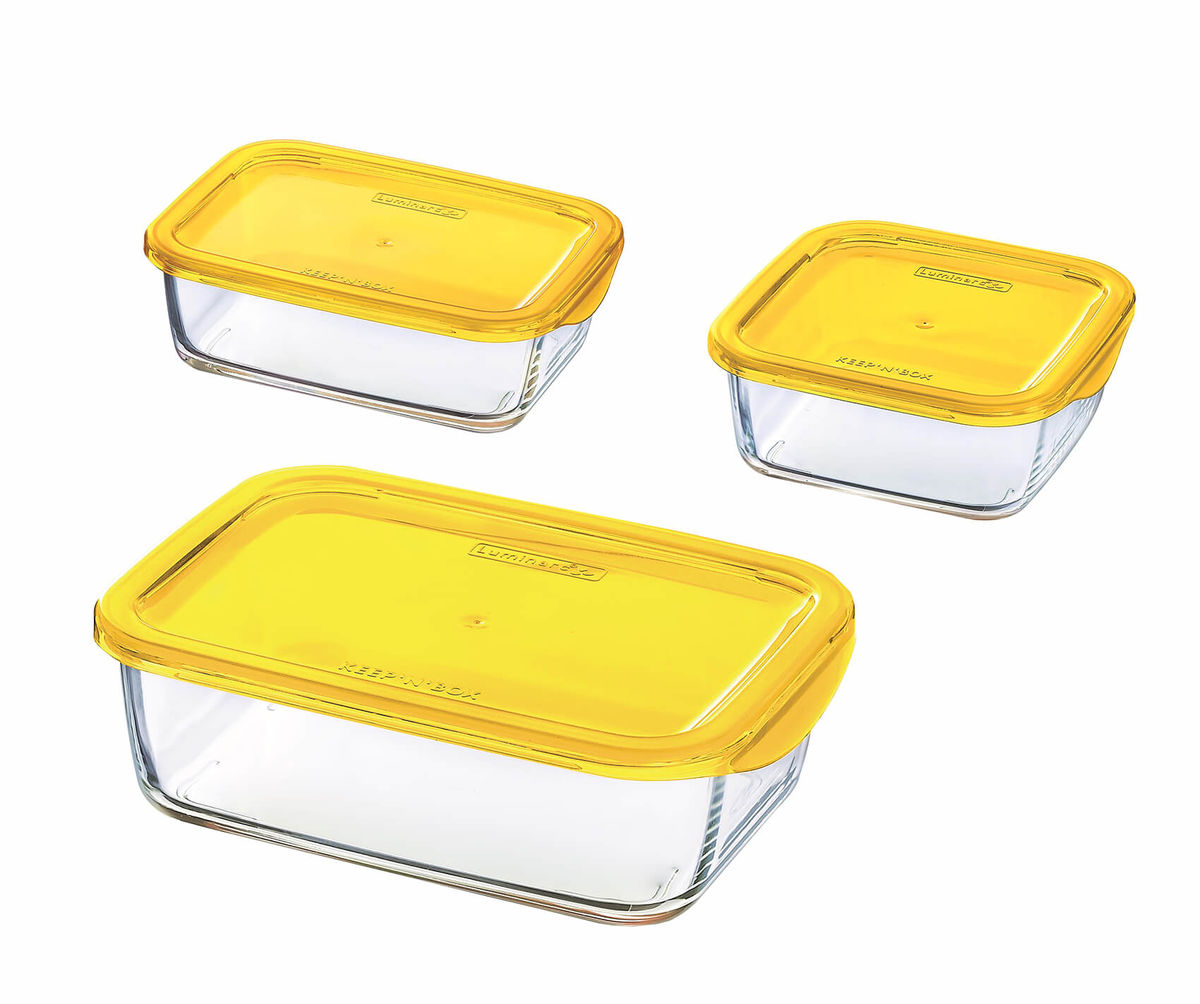 Image of Mäser Keep Vorratsdosen-Set 3-tlg 2+1 gratis zitrone bei nettoshop.ch