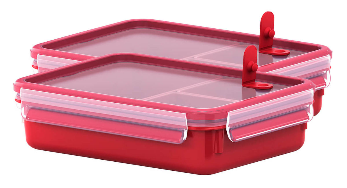 Image of Emsa Clip & Micro 2x Mikrowellendose 0.55 Liter bei nettoshop.ch