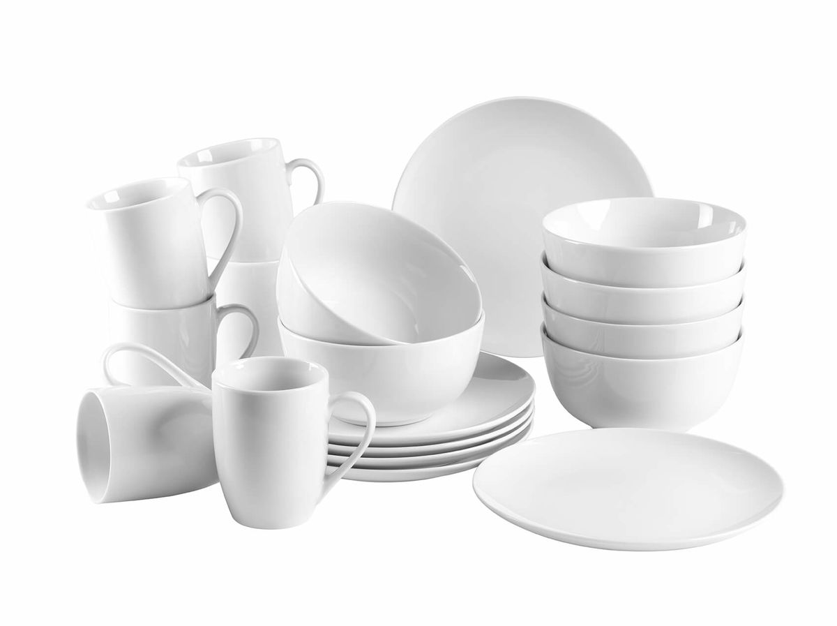 Image of Mäser Barca Frühstücks-Set 18-tlg. weiss bei nettoshop.ch