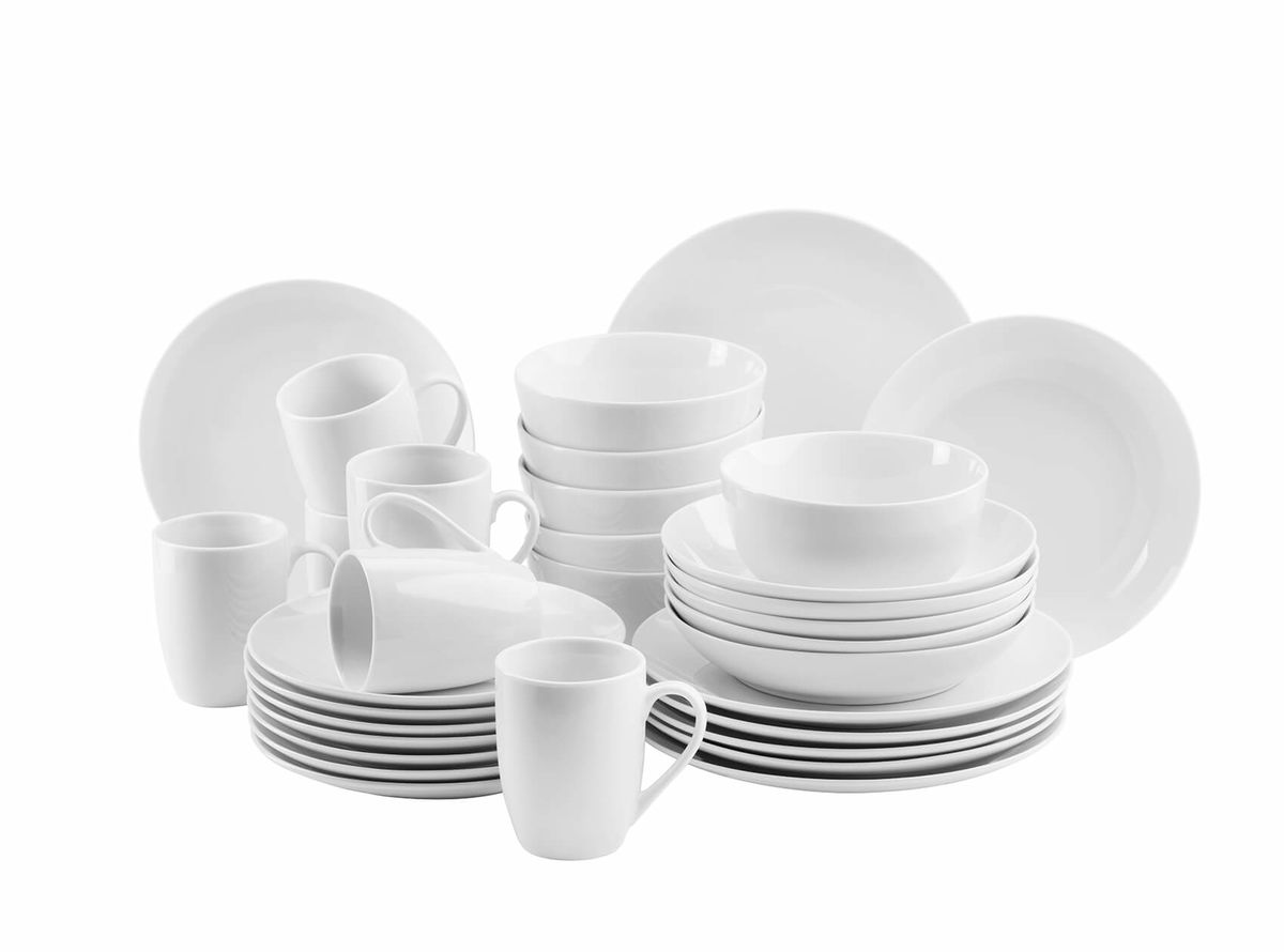 Image of Mäser Barca Kombiservice 30-tlg. weiss bei nettoshop.ch