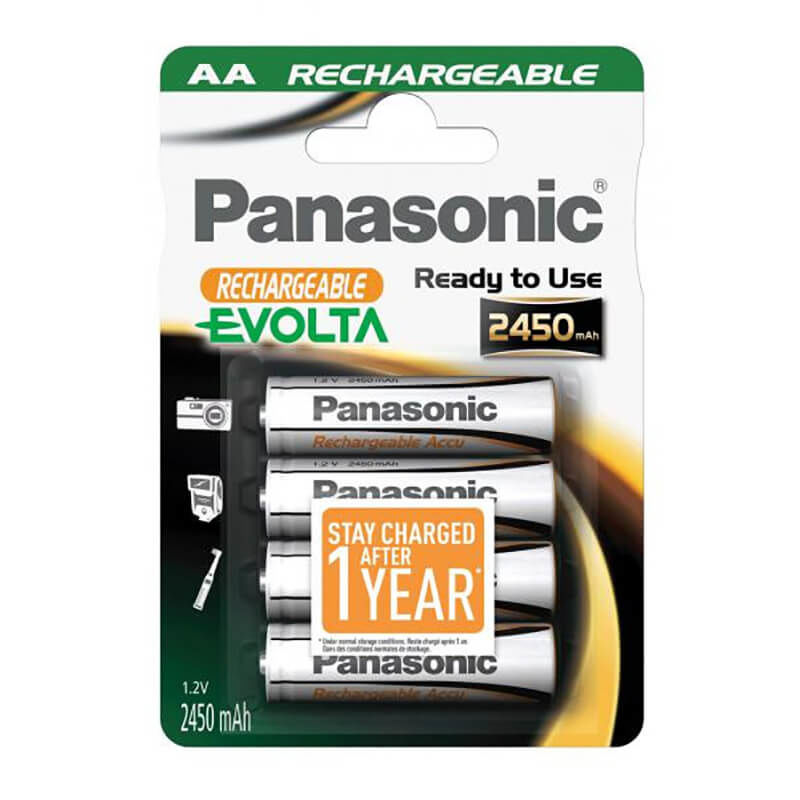 Image of Panasonic Evolta Akku 4x LR6 AA 2450mAh Batterien bei nettoshop.ch