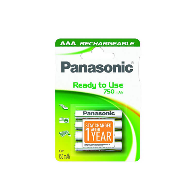 Image of Panasonic Akku 4x LR03 AAA 750mAh Batterien bei nettoshop.ch