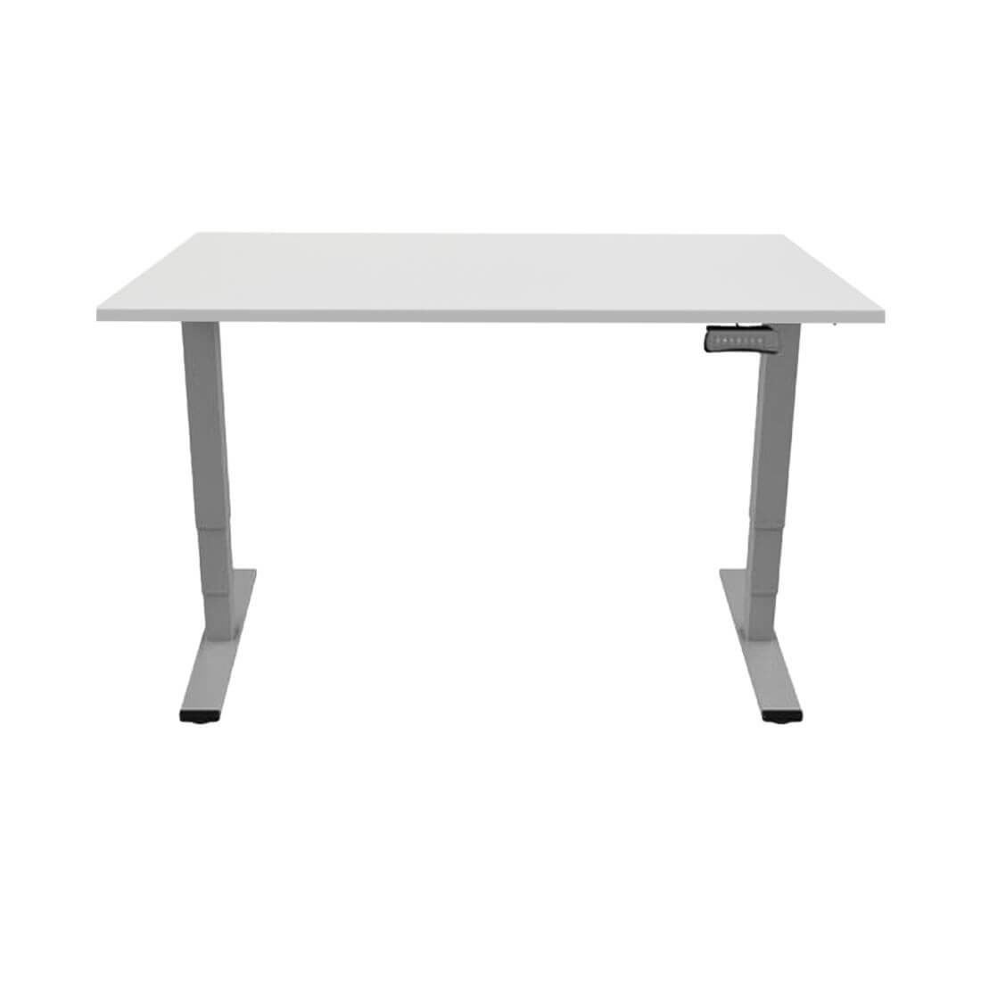 Image of Contini höhenverstellbarer Bürotisch RAL 7045 1.6x0.8m grau bei nettoshop.ch