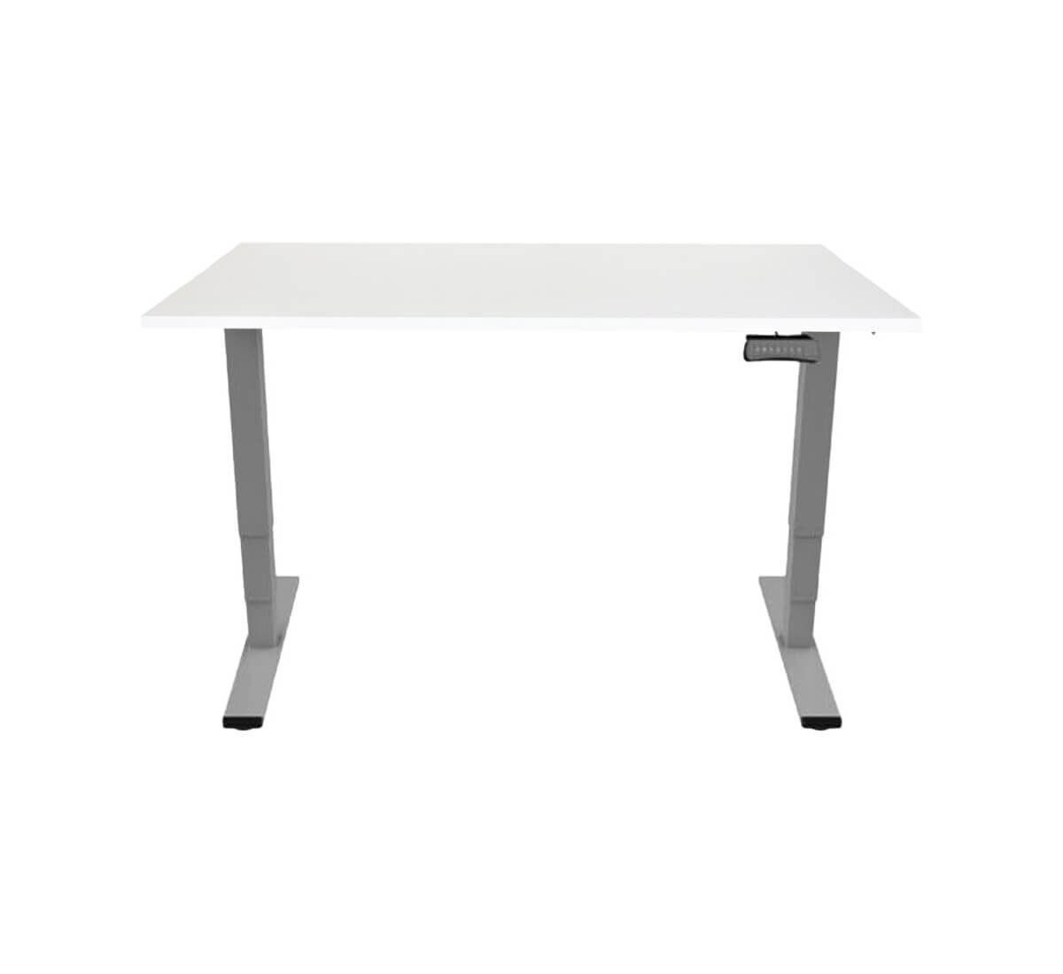 Image of Contini höhenverstellbarer Bürotisch RAL 7045 2.0x0.9m weiss bei nettoshop.ch
