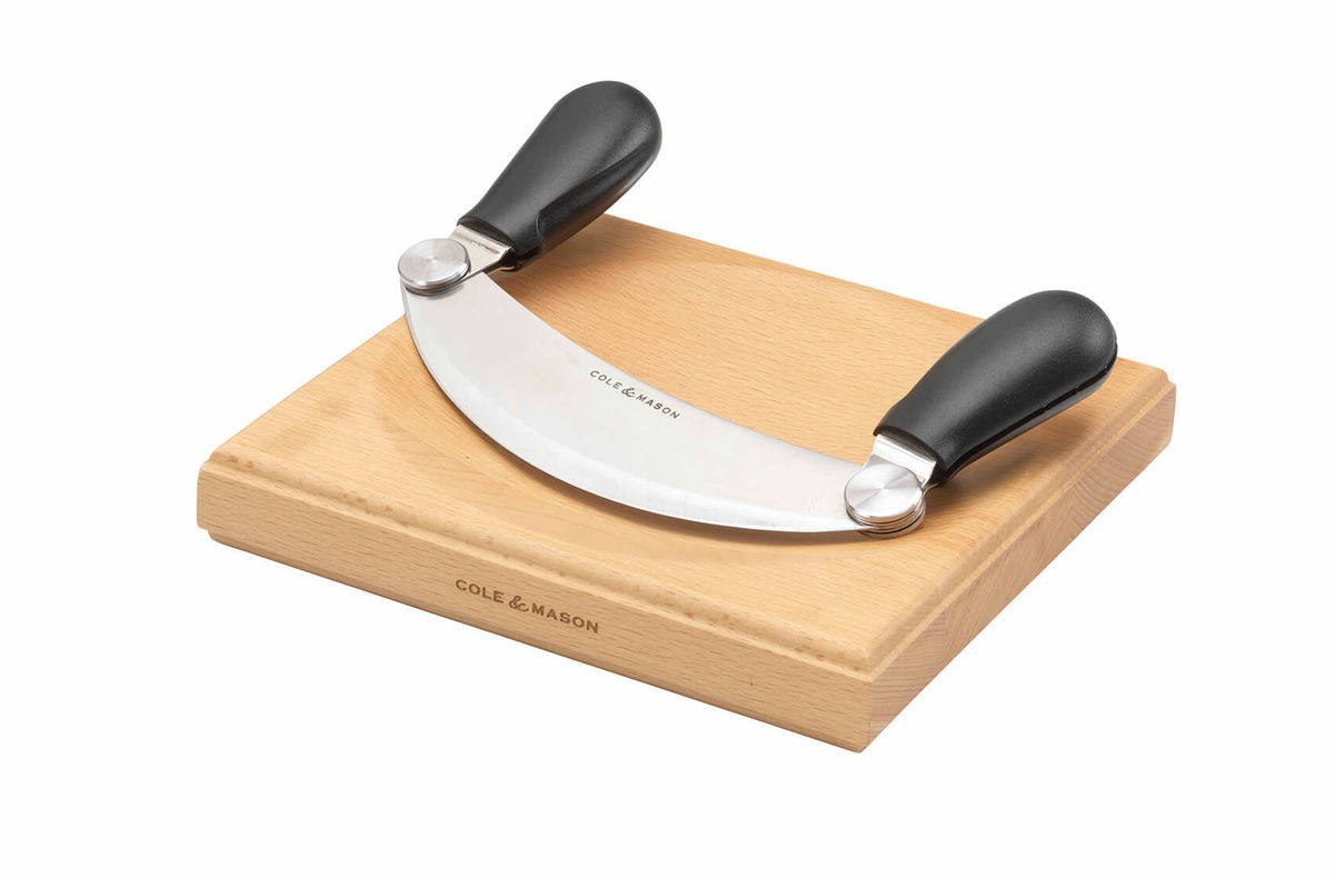 Image of COLE & MASON Wiegemesser & Holzbrett Buche bei nettoshop.ch