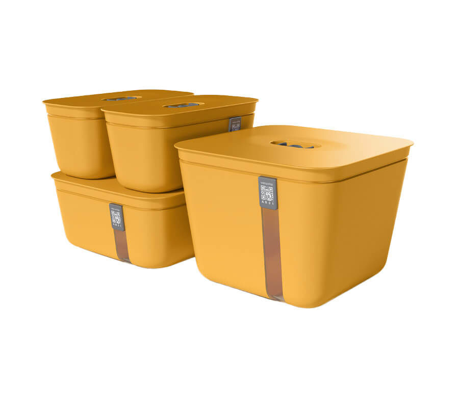 Image of Vacuvita CC5805/10 Set Complete Vakuum Behälter orange bei nettoshop.ch