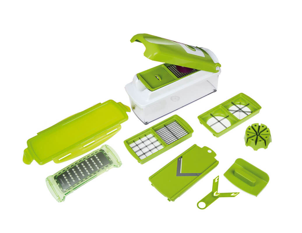 Image of Genius Nicer Dicer Plus Set 12tlg. Grün bei nettoshop.ch