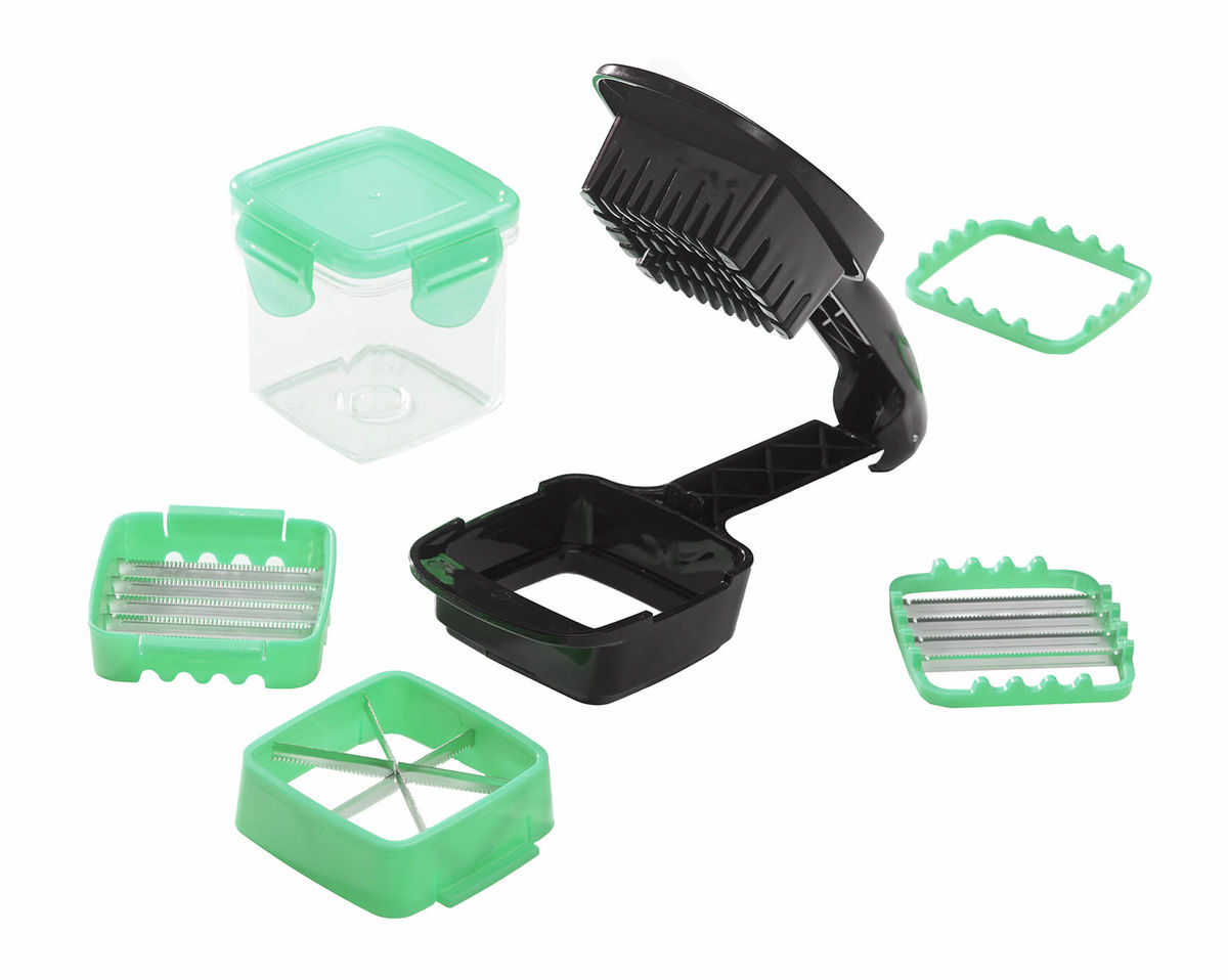 Image of Genius Nicer Dicer Quick, Set 7-tlg. grün bei nettoshop.ch