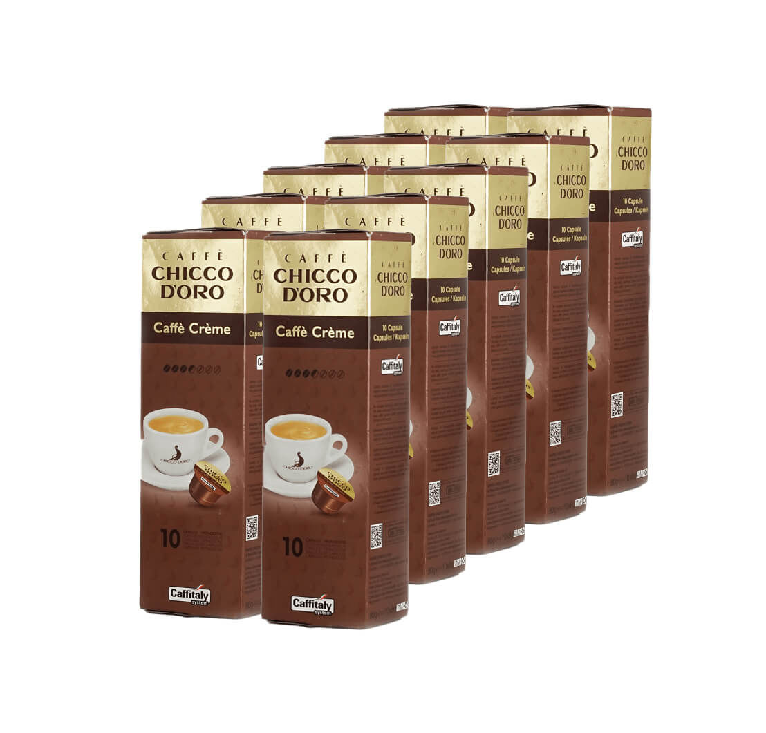 Image of Chicco d'Oro Caffitaly Crème Kaffeekapsel 10 er Set bei nettoshop.ch