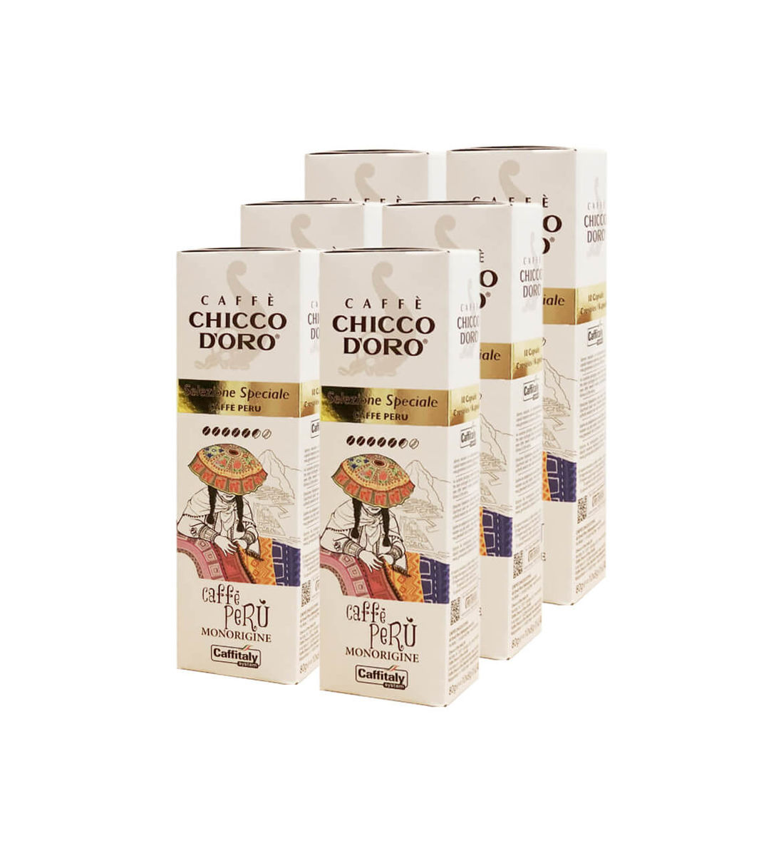 Image of Chicco d'Oro Caffitaly Perù Kaffeekapsel 6 er Set bei nettoshop.ch