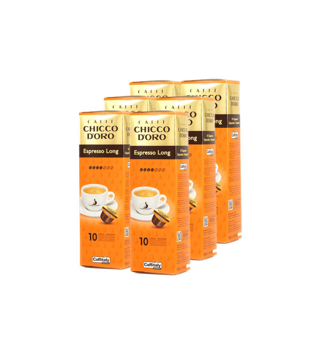 Image of Chicco d'Oro Caffitaly Espresso long Kaffeekapsel 6 er Set bei nettoshop.ch