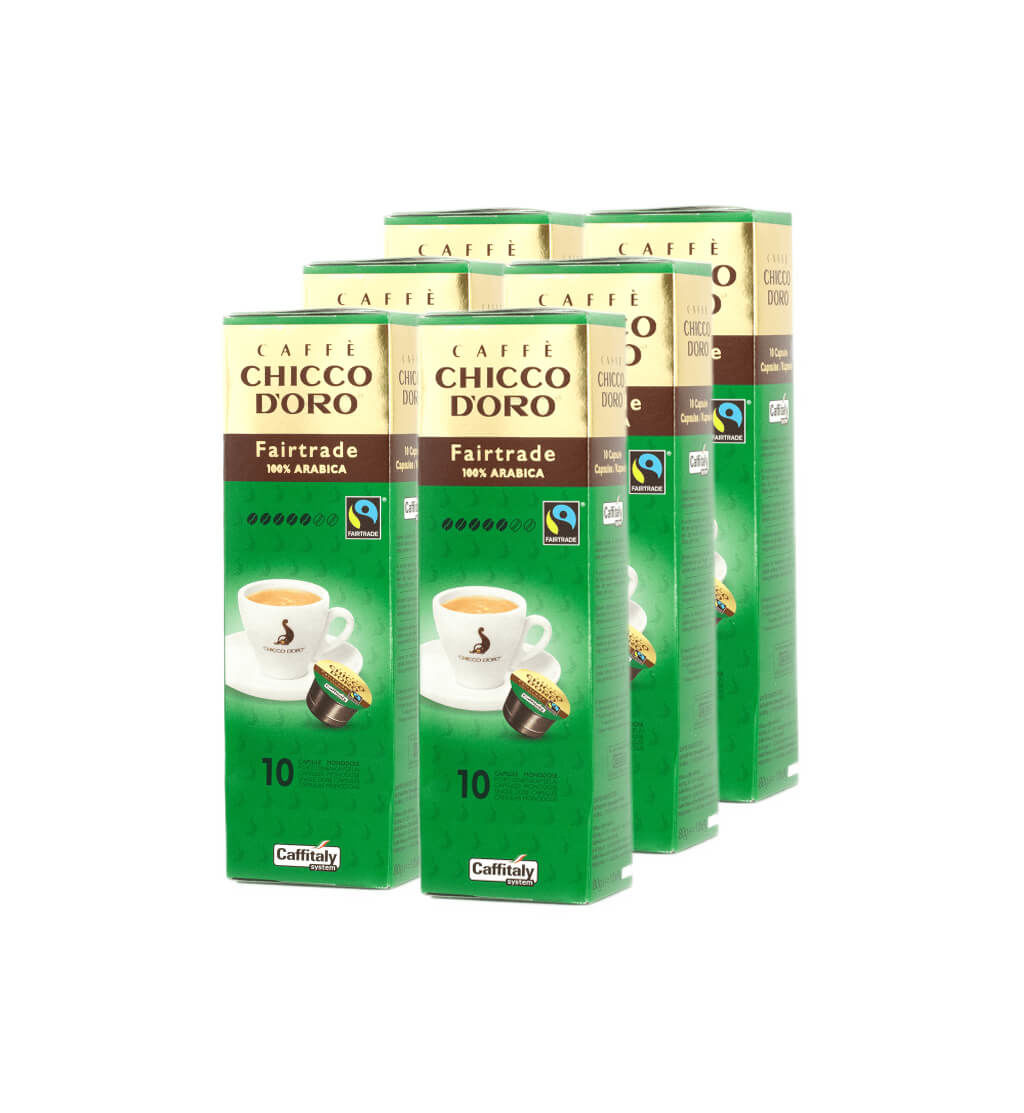 Image of Chicco d'Oro Caffitaly Fair Tradee 100% Arabica Kaffeekapsel 6 er Set bei nettoshop.ch