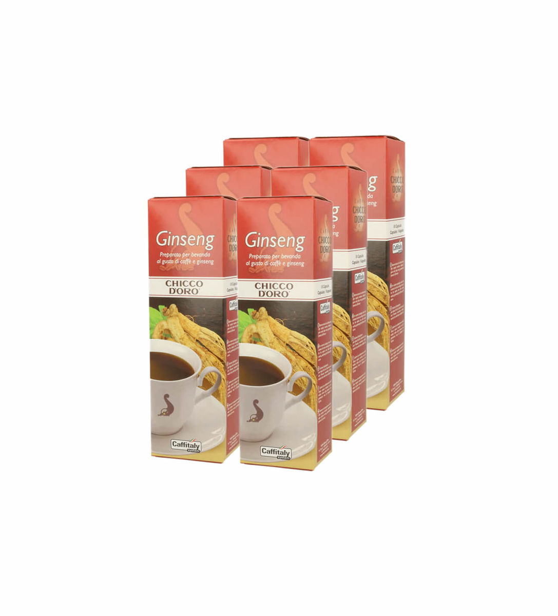 Image of Chicco d'Oro Caffitaly Ginseng Kaffeekapsel 6er Set bei nettoshop.ch