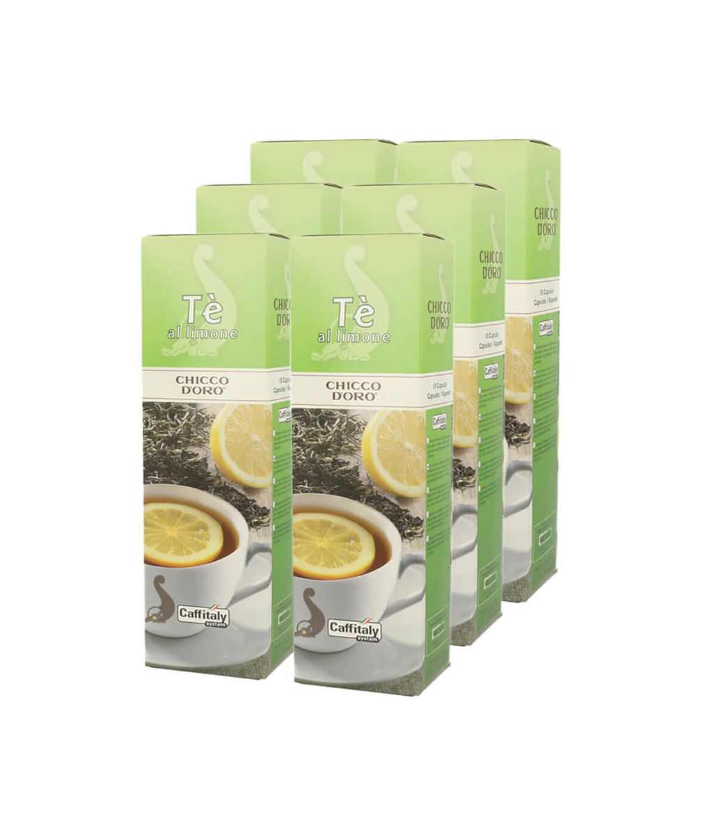 Image of Chicco d'Oro Caffitaly System Té al limone Kaffeekapsel 6 er Set bei nettoshop.ch