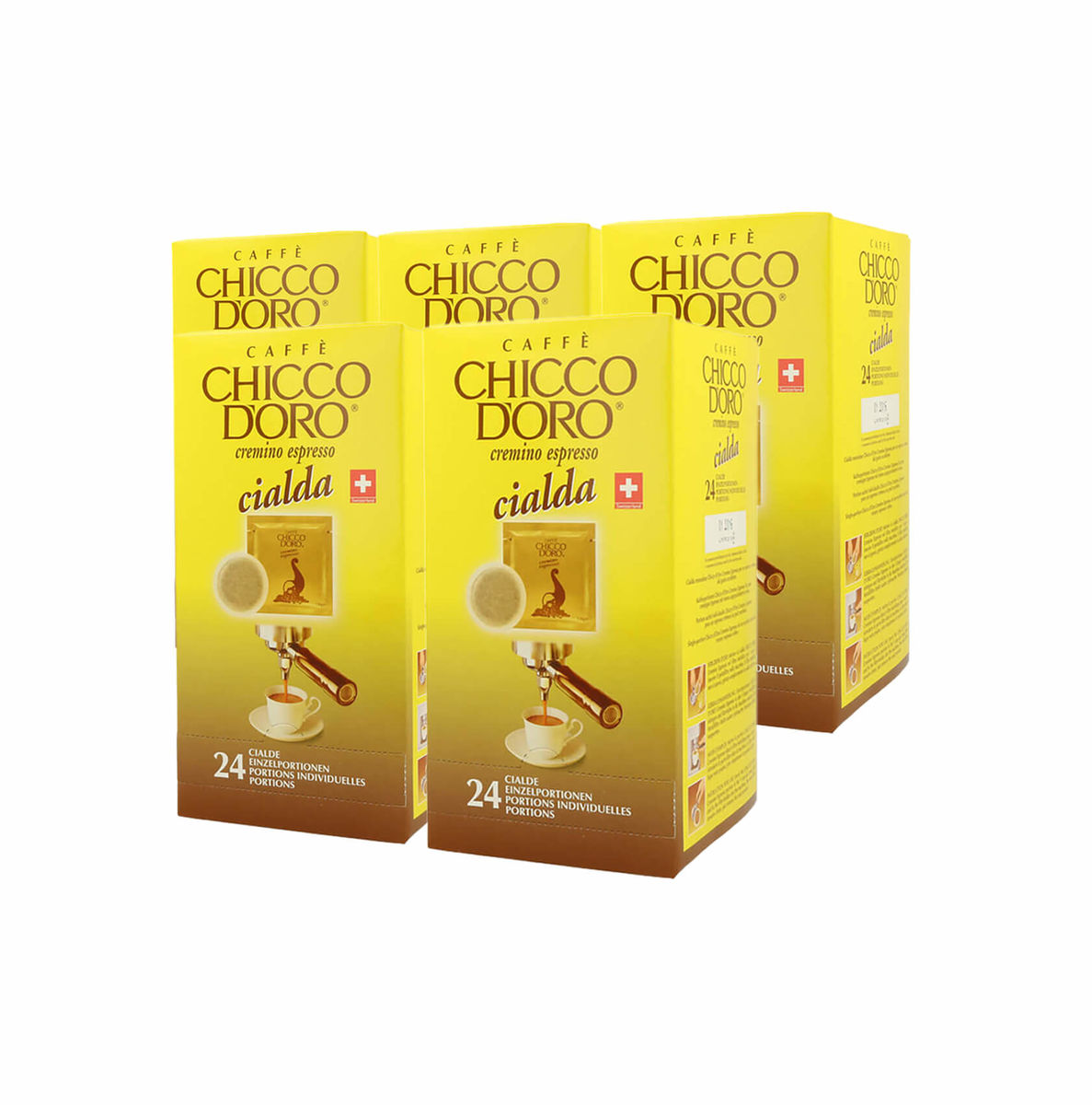 Image of Chicco d'Oro Cremino Espresso Kaffeepads 5 er Set bei nettoshop.ch