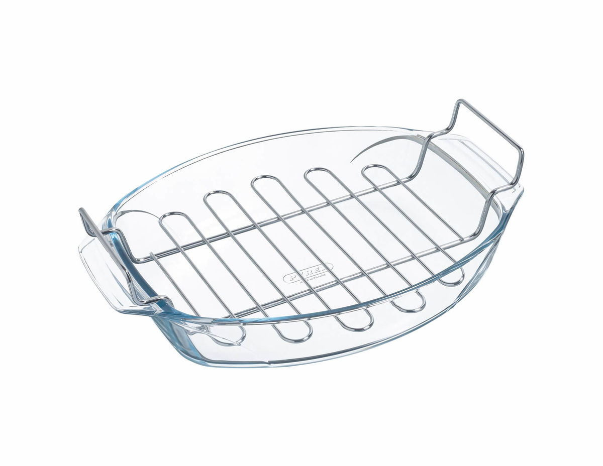 Image of Pyrex Bräter oval mit Einsatz 39x27cm bei nettoshop.ch