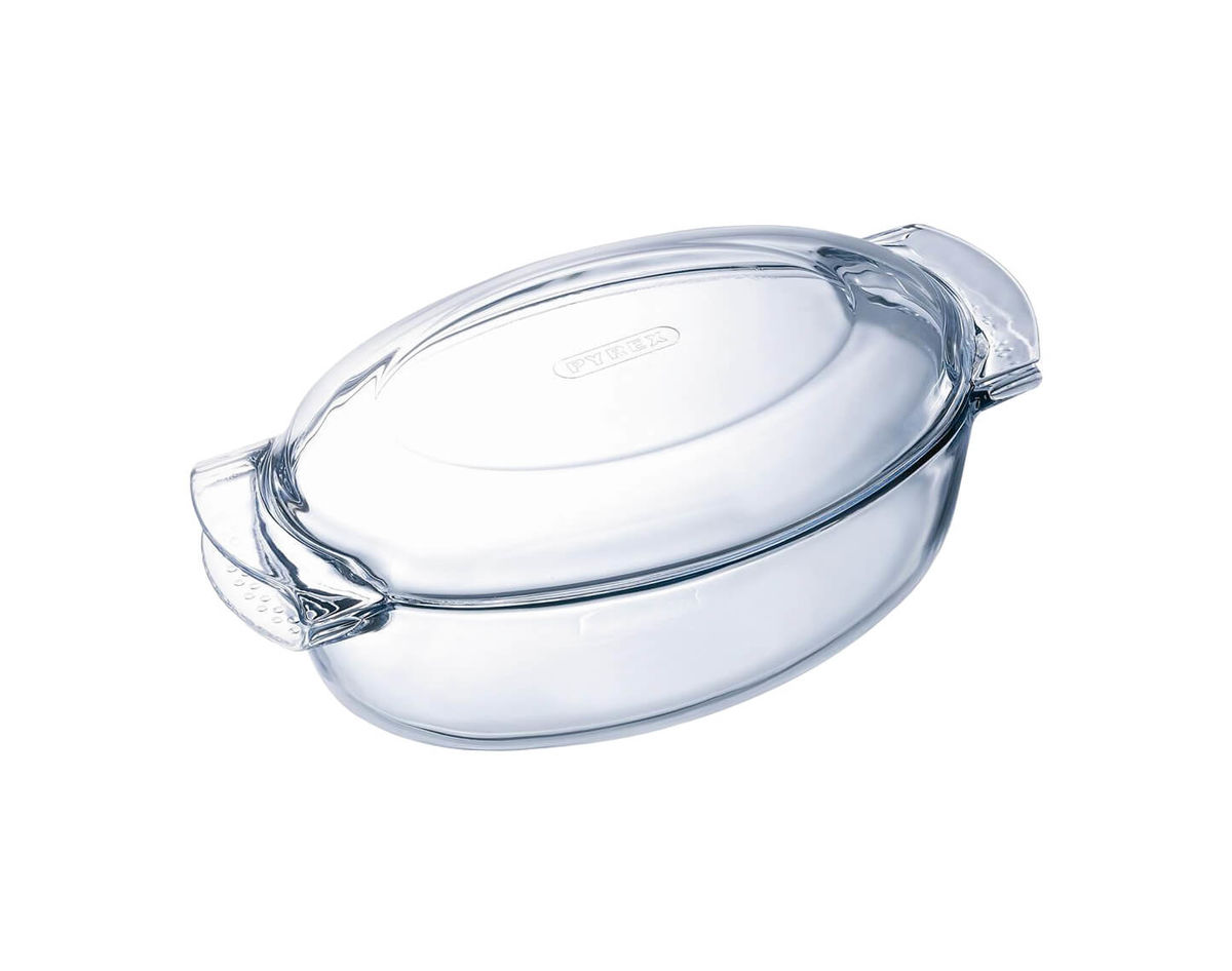 Image of Pyrex Kasserolle oval mit Deckel 4.5l bei nettoshop.ch