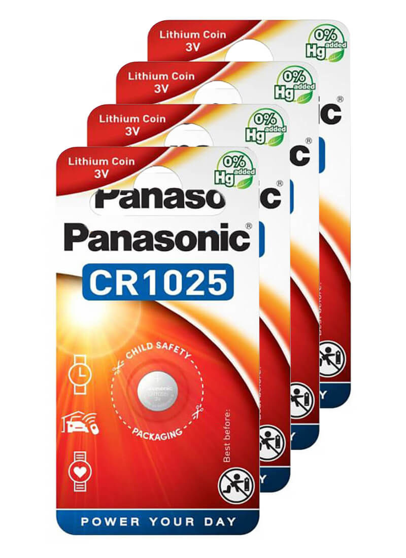Image of Panasonic Lithium Power 4x CR1025 Batterien bei nettoshop.ch