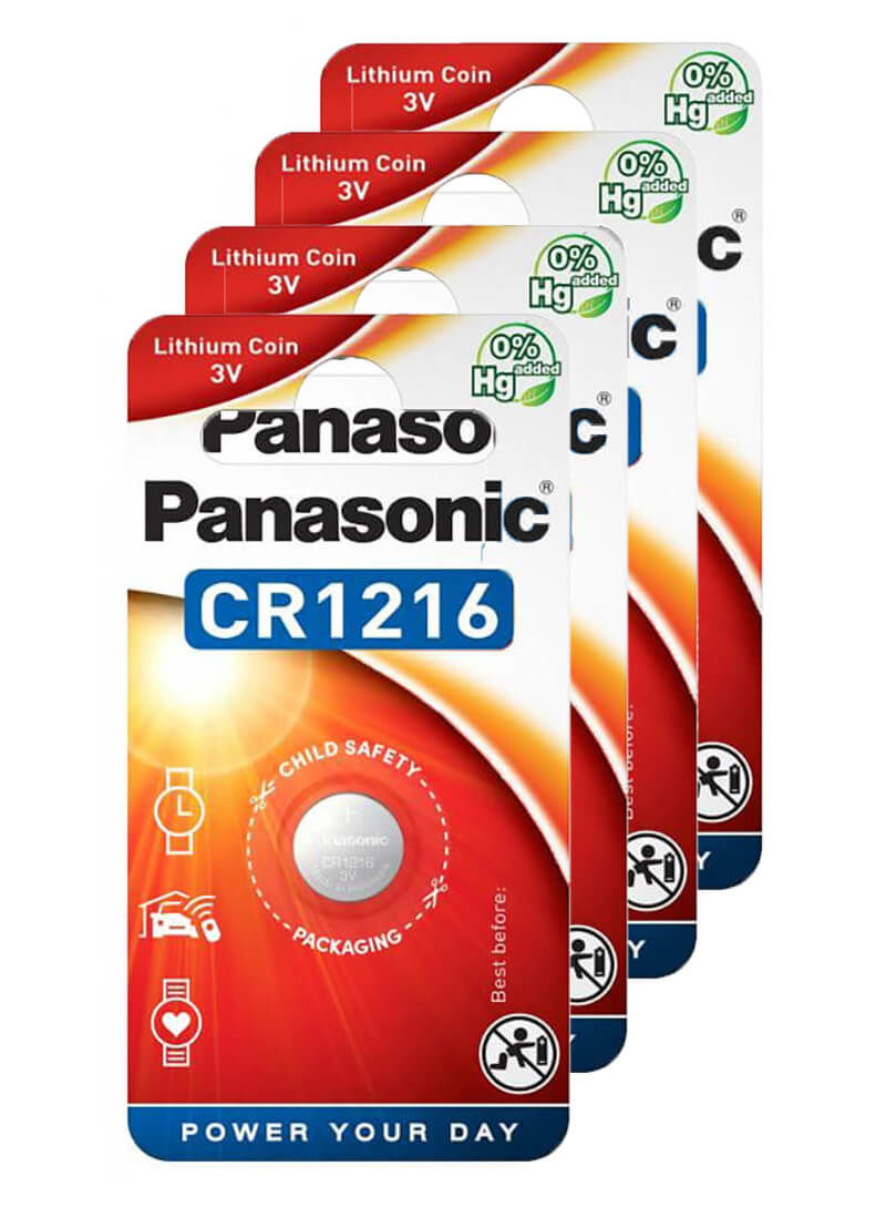 Image of Panasonic Lithium Power 4x CR1216 Batterien bei nettoshop.ch
