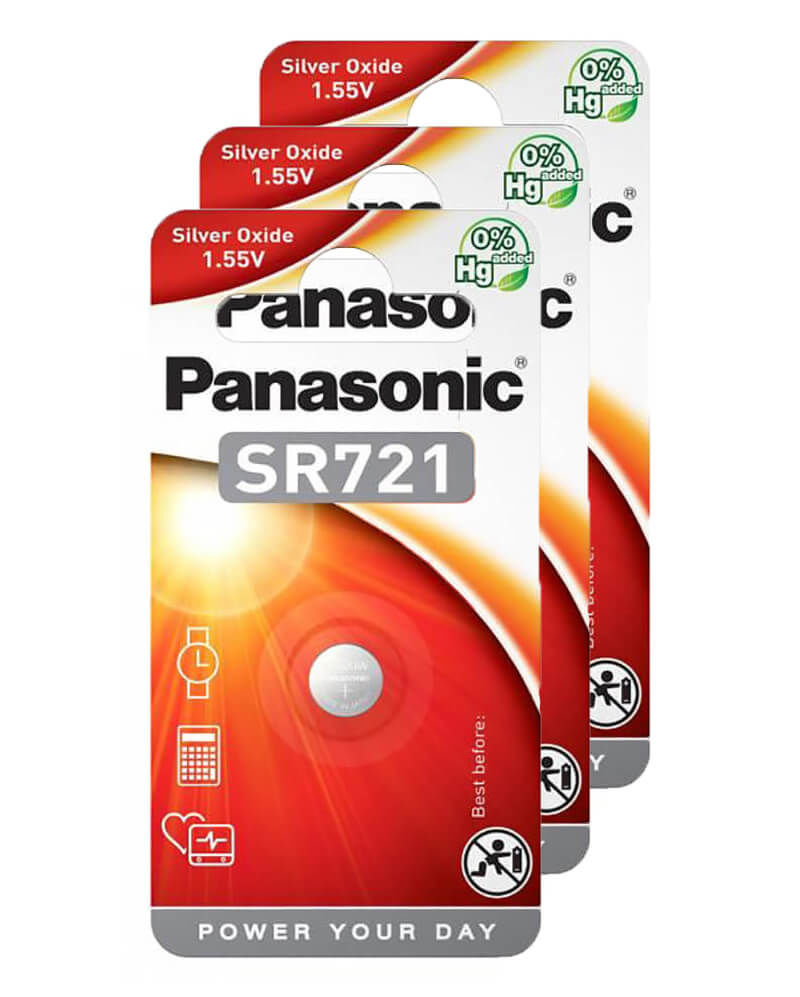 Image of Panasonic 3x SR721 SilberoxiD Uhrenbatterien bei nettoshop.ch