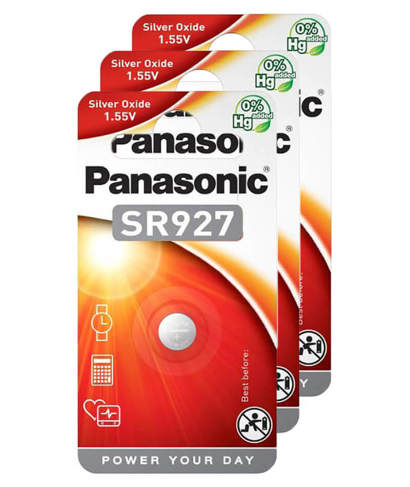Image of Panasonic 3x SR927 SilberoxiD Uhrenbatterien bei nettoshop.ch