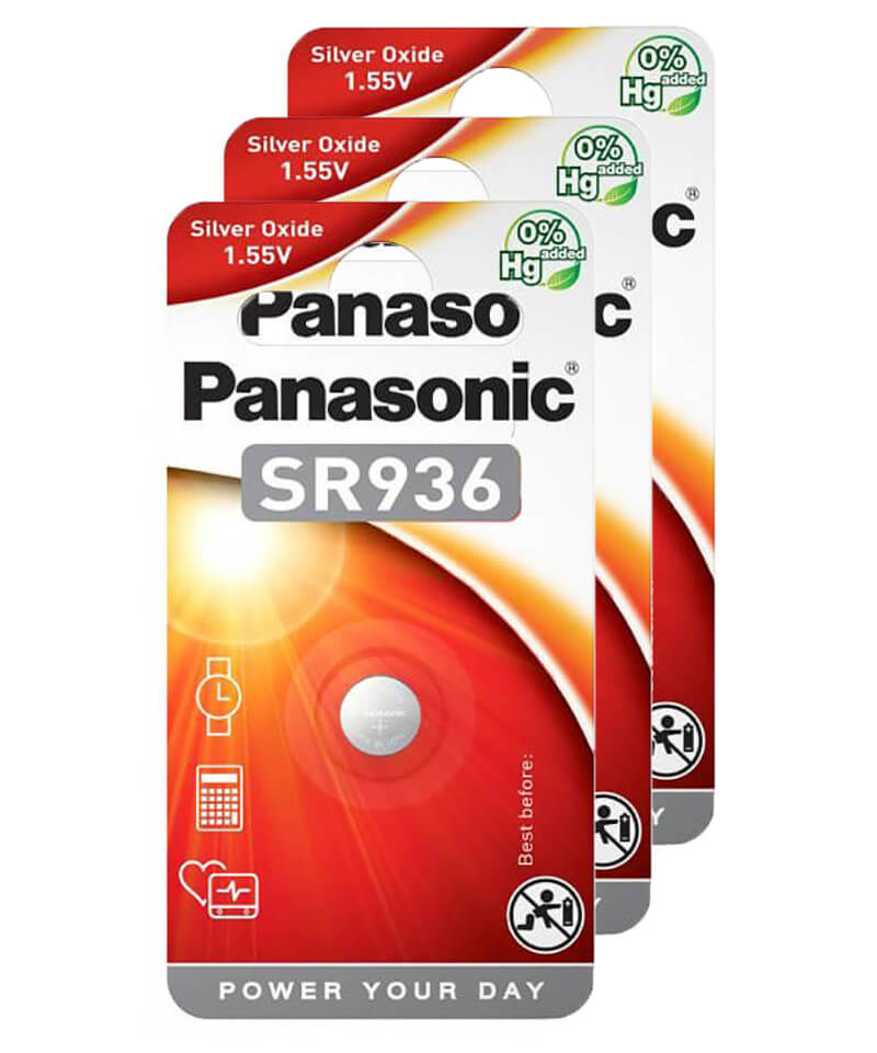 Image of Panasonic 3x SR936 SilberoxiD Uhrenbatterien bei nettoshop.ch