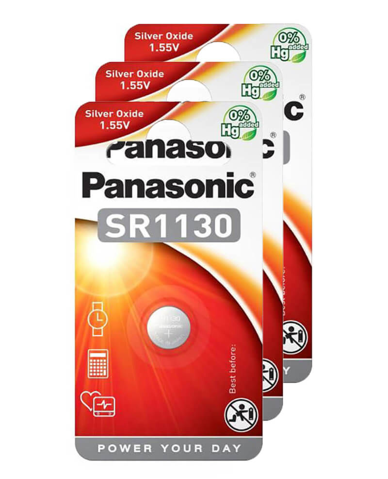 Image of Panasonic 3x SR1130 SilberoxiD Uhrenbatterien bei nettoshop.ch