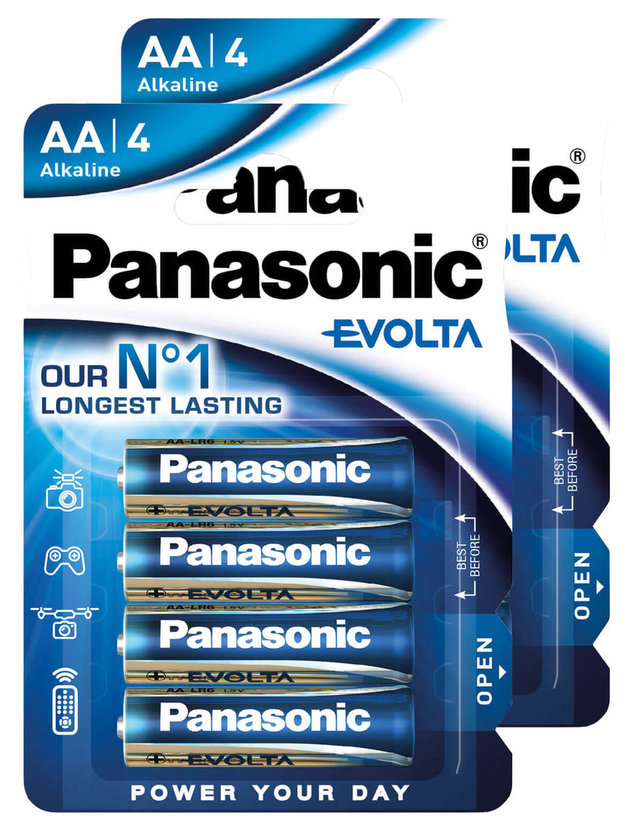 Image of Panasonic Evolta 8x LR6 (AA) Batterien bei nettoshop.ch